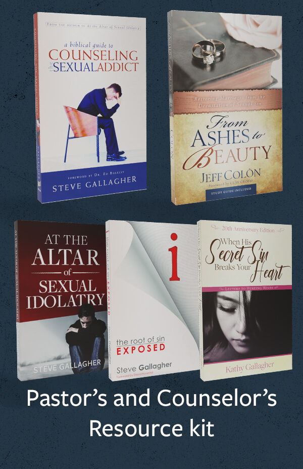 Pure Life Ministries Pastor's and Counselor's Resource Kit | A Biblical Guide to Counseling the Sexual Addict, From Ashes to Beauty, At the Altar of Sexual Idolatry, i: the root of sin exposed, When His Secret Sin Breaks Your Heart